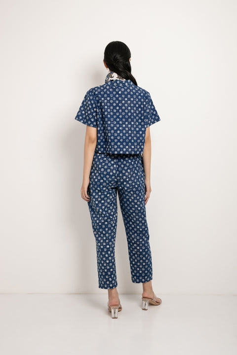 Crop Top - Truntum Blue