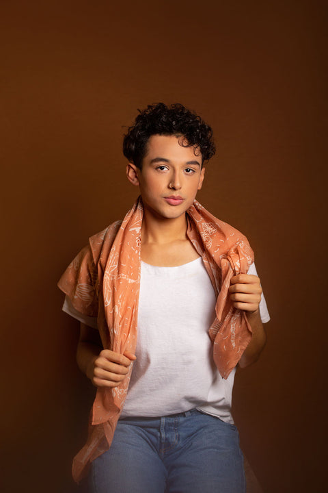 Dragonfly & Beetle | 'Batik Tulis' Scarves