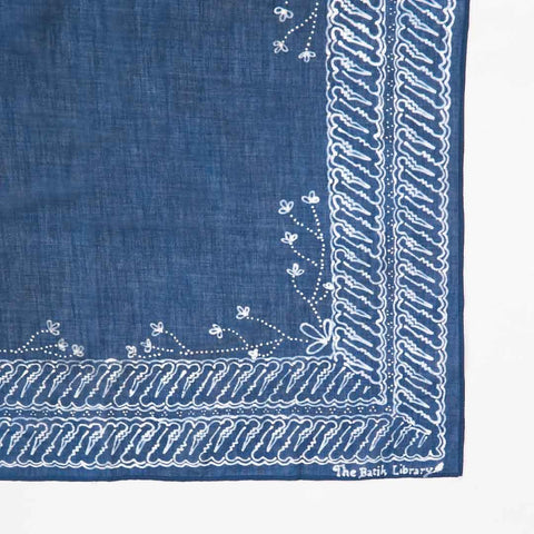 Naturally dyed indonesian batik handkerchief bandana twilly scarfs artisan support local vancouver portland newyork