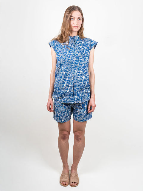 Biru Parang Sleeveless Shirt