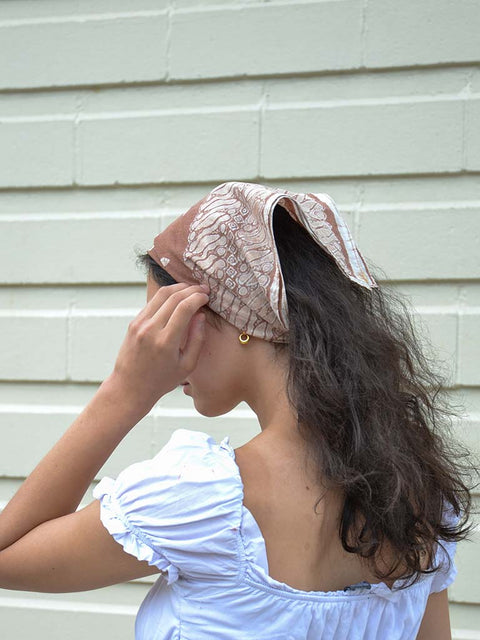 Parang Lembayung | Batik Bandana Handkerchief Scarves
