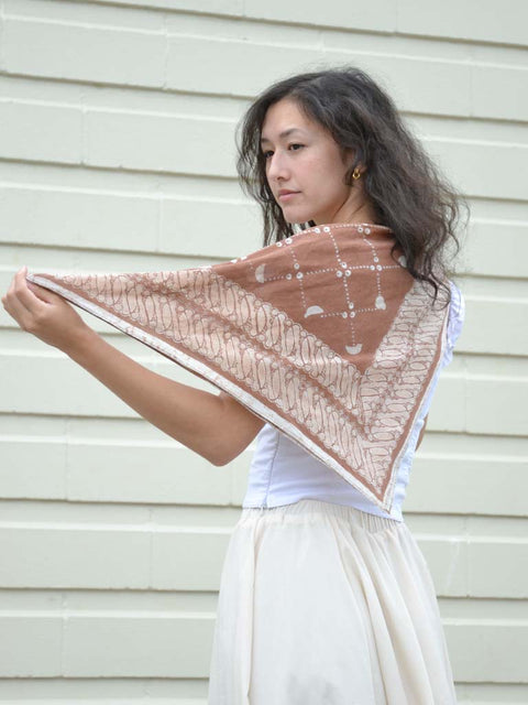 Parang Lembayung | Batik Bandana Handkerchief Scarves