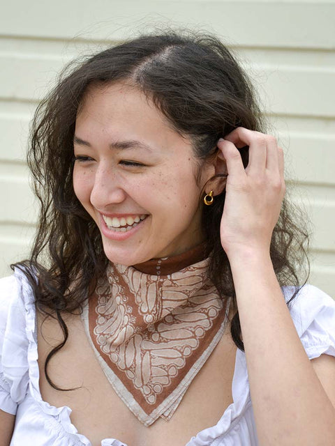 Parang Lembayung | Batik Bandana Handkerchief Scarves