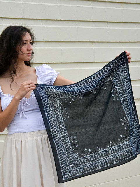 Double Parang | Batik Bandana Handkerchief Scarves
