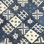 Batik Tulis - Indigo patchwork style