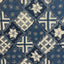 Batik Tulis - Indigo patchwork style