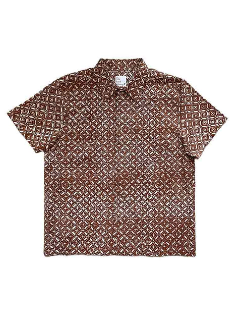 Shirt - Kawung Teracotta