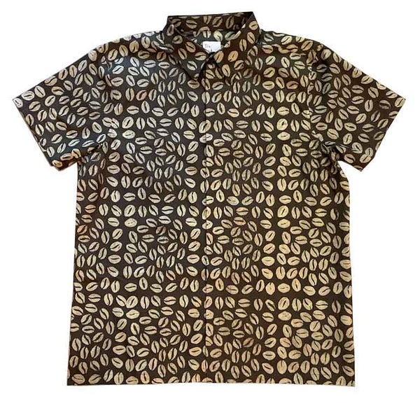 Shirt - Coffee Batik – The Batik Library : Indonesian Craft Stories