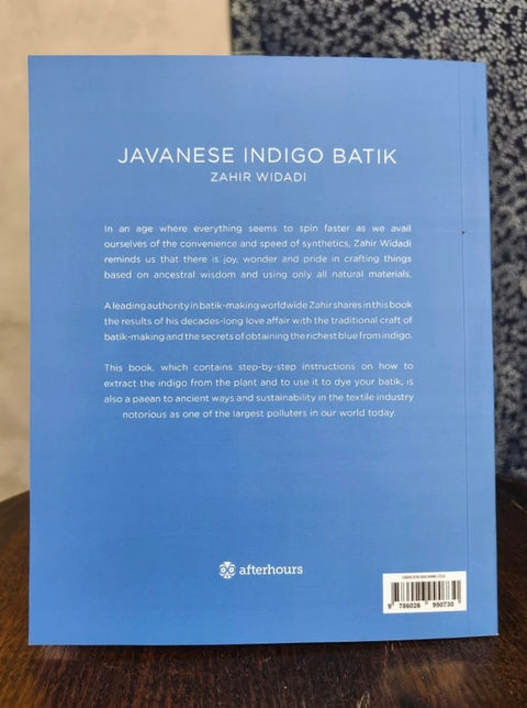 Javanese Indigo Batik Book by Zahir Widadi